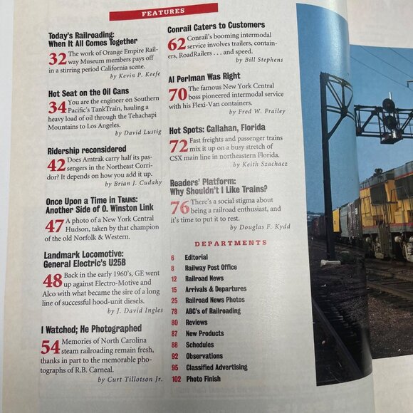 Trains Magazine of Railroading u August 1994 Vol 54 No 8 Oil Pipeline on Rail - Picture 5 of 10